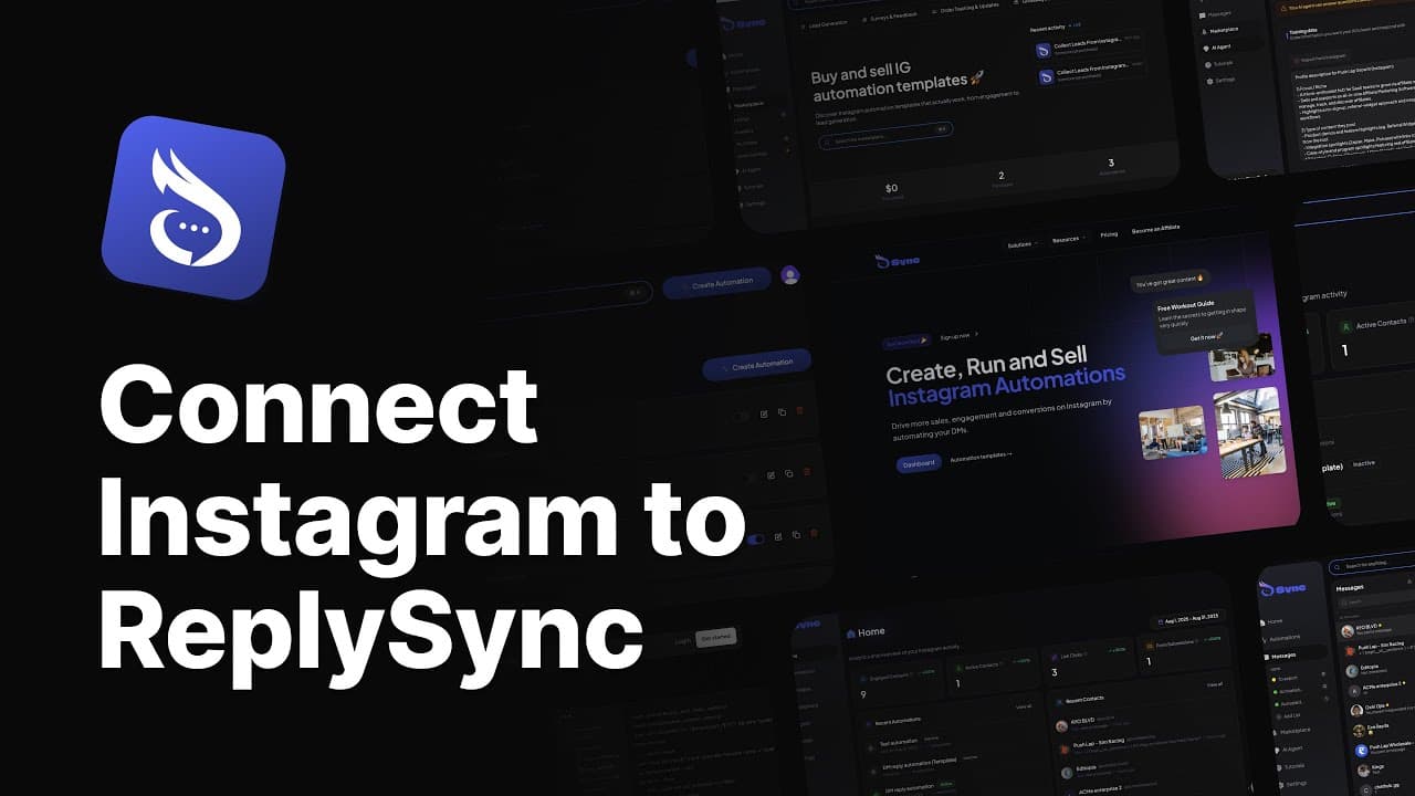 Connect Instagram account to ReplySync